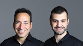 רועי אליהו ומייקל ניקוסיה, צילום: סלי בן אריה